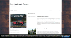 Desktop Screenshot of chalet-gerardmer.fr