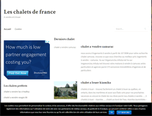 Tablet Screenshot of chalet-gerardmer.fr